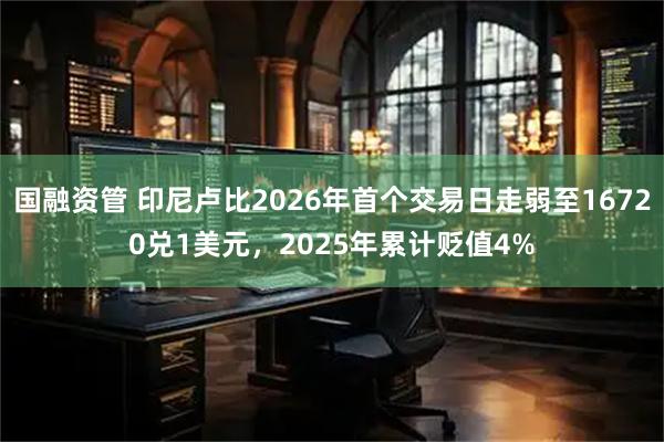 国融资管 印尼卢比2026年首个交易日走弱至16720兑1美元,2025年累计贬值4%
